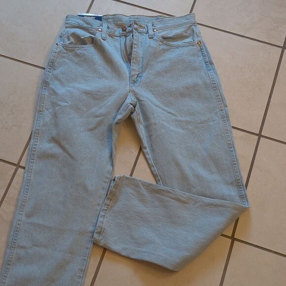 Lot Of 2 NWT Wrangler Original Cowboy Cut Jeans Natural Rise Light Blue Size 7 - Picture 6 of 12